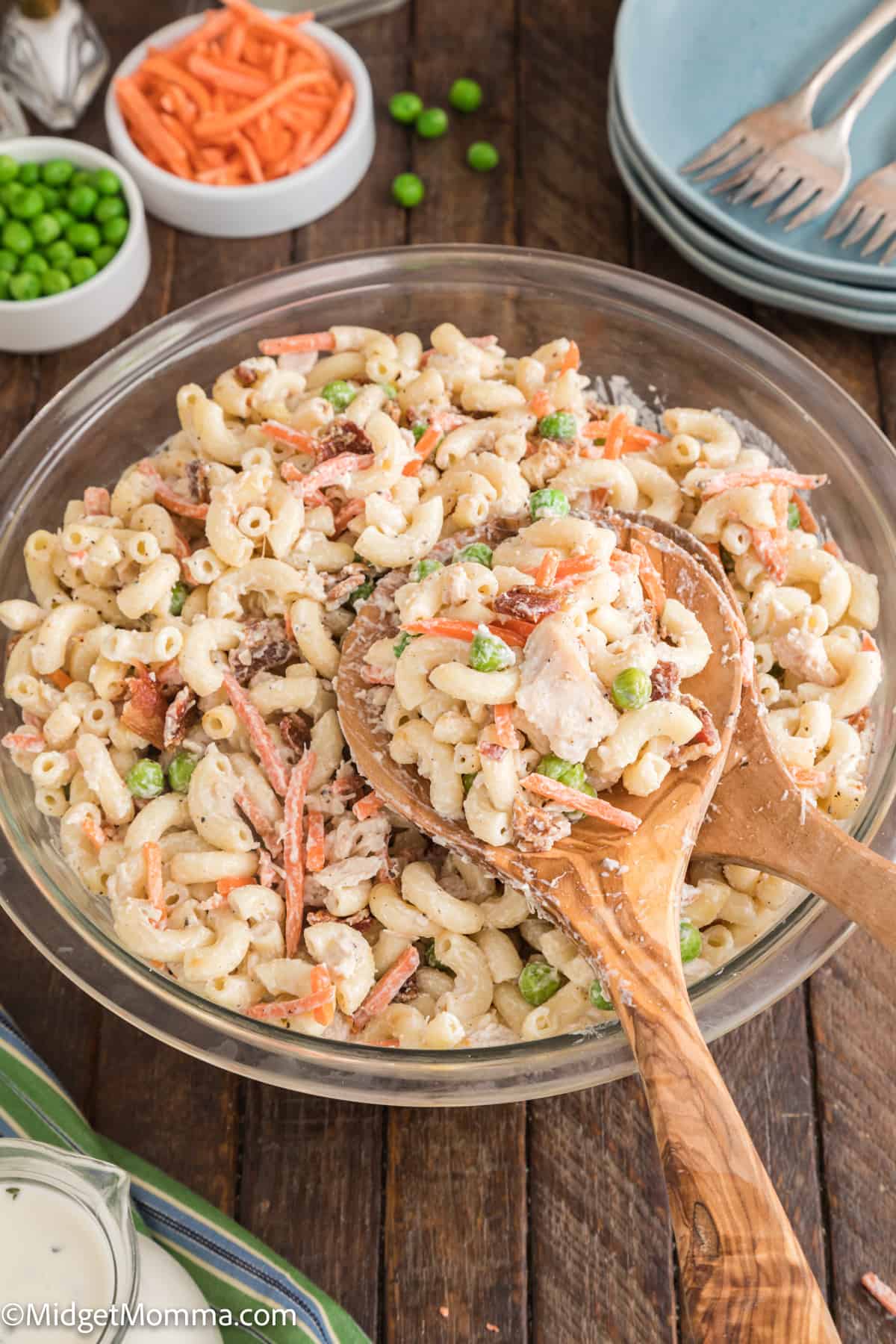 Chicken Bacon Ranch Pasta Salad