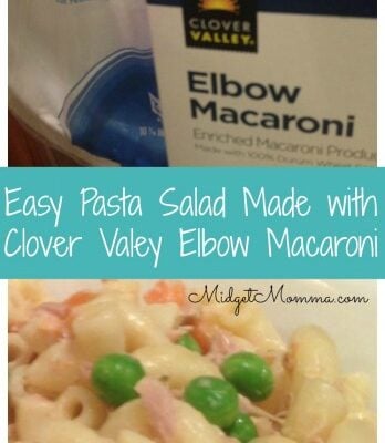 Easy to make Macaroni Salad using Clover Valley products found at Dollar General. Easy to Make Dollar General Meal.