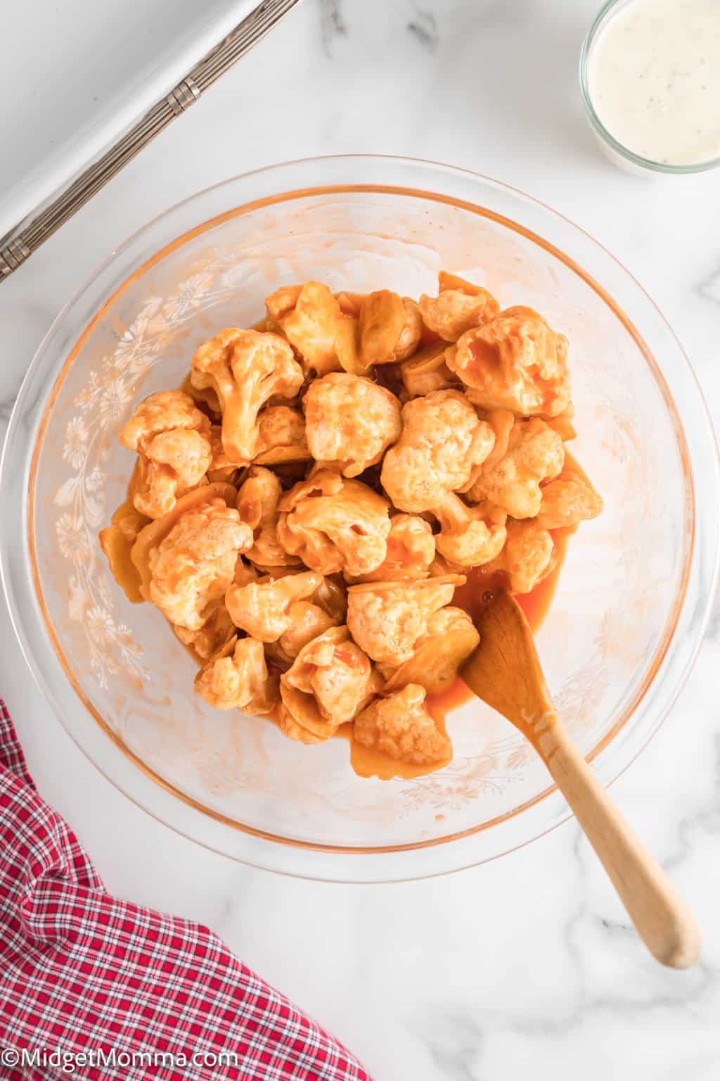 Buffalo Cauliflower Bites Appetizer Recipe