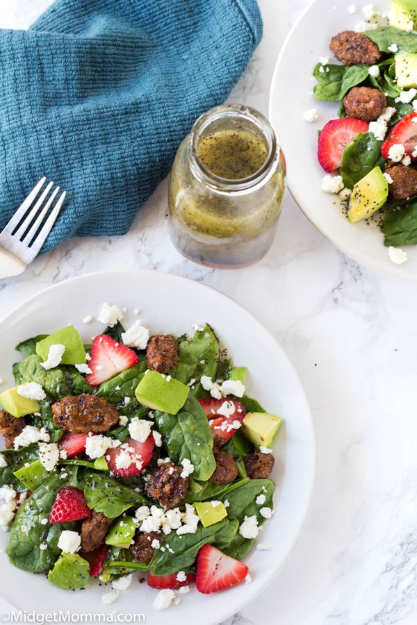 Strawberry Spinach Salad