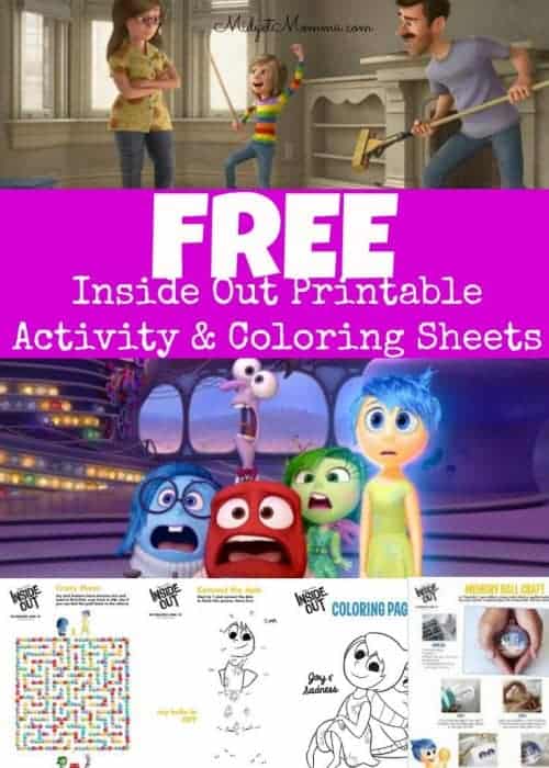 Inside Out Worksheets For Kids - Free Inside Out Printable Activity Sheets And Coloring Pages 500x700 