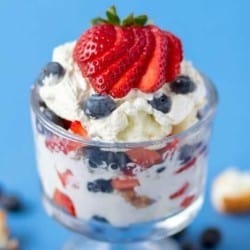 Strawberry Blueberry Trifle