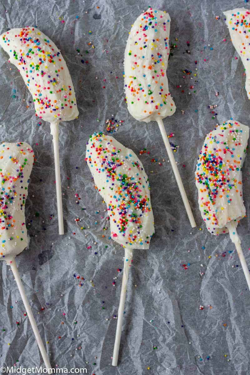 Frozen Yogurt Banana Pops