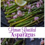 lemon roasted asparagus