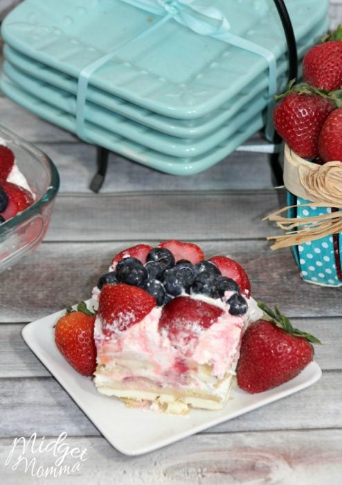 Strawberry Blueberry dessert