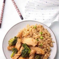 chicken and broccoli