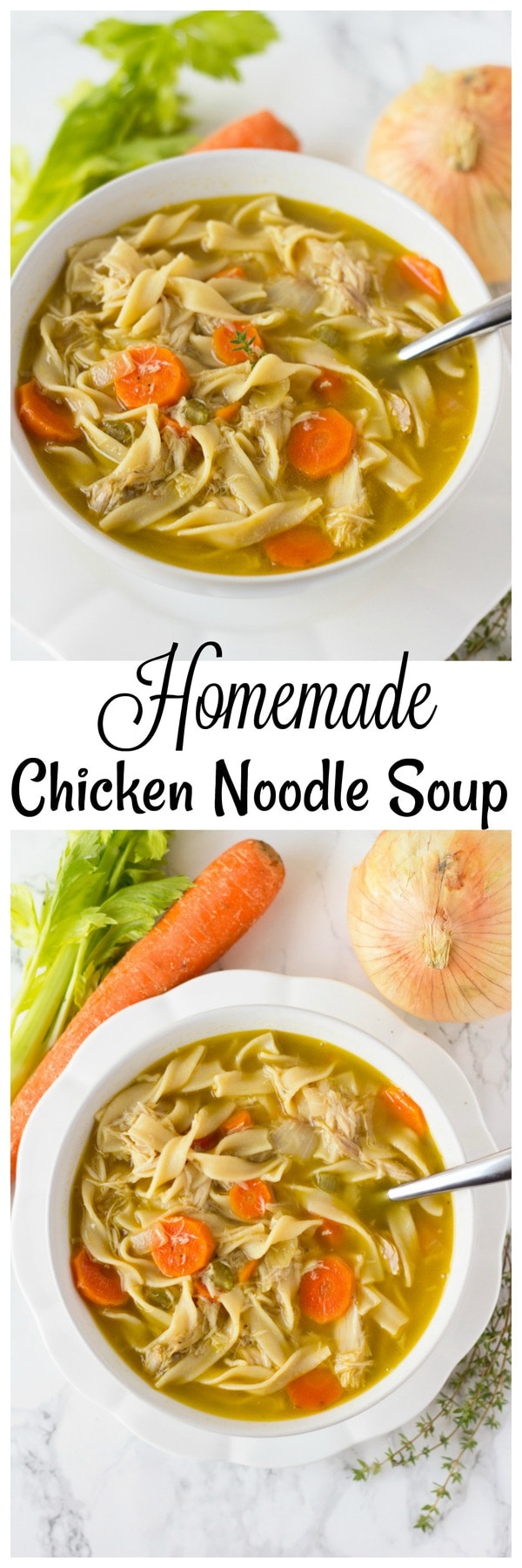 Homemade Chicken Noodle Soup Homemade Soup Recipe