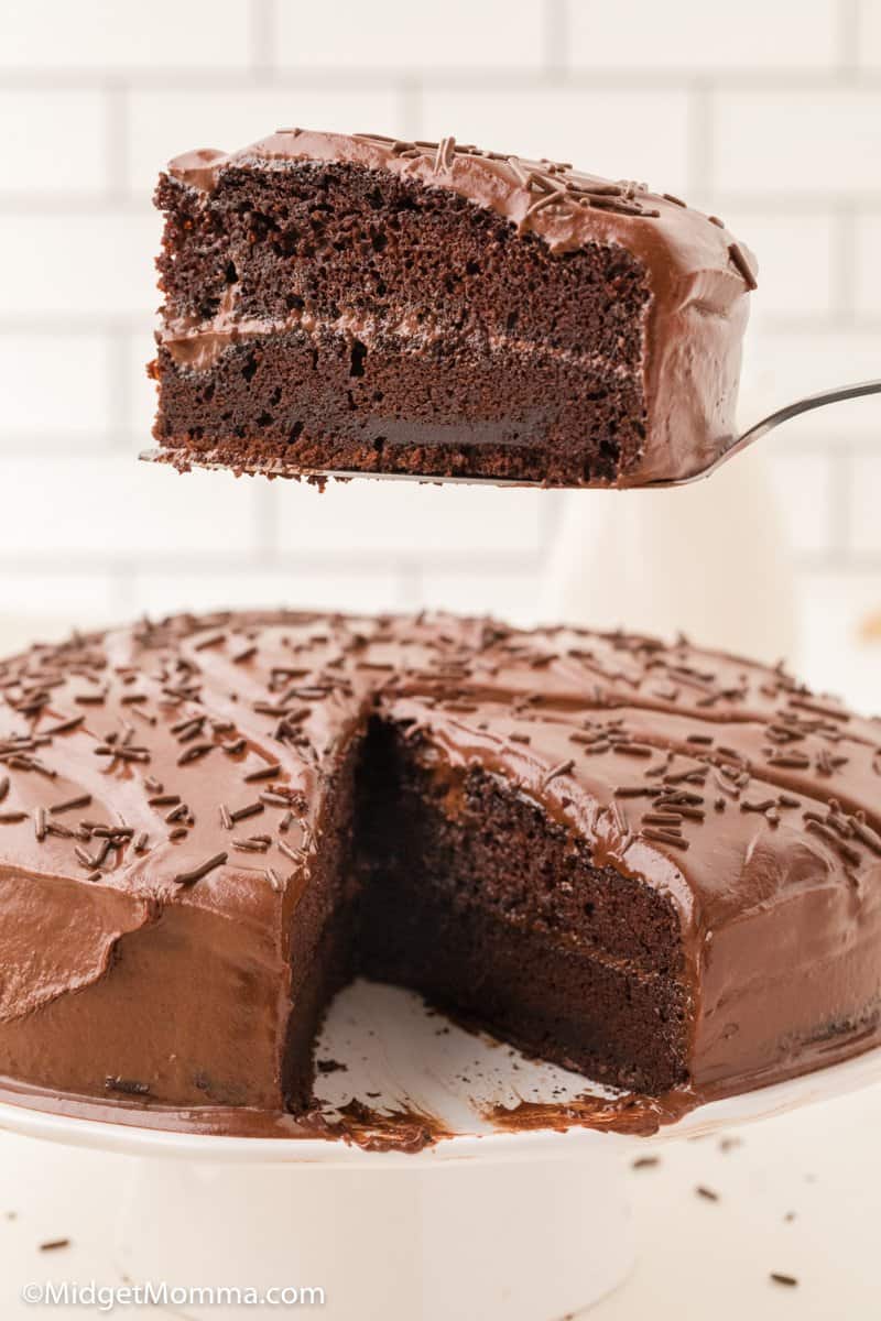 Cutting Homemade Walnut Cake In Birthday Party Stock Photo, Picture and  Royalty Free Image. Image 87838761.