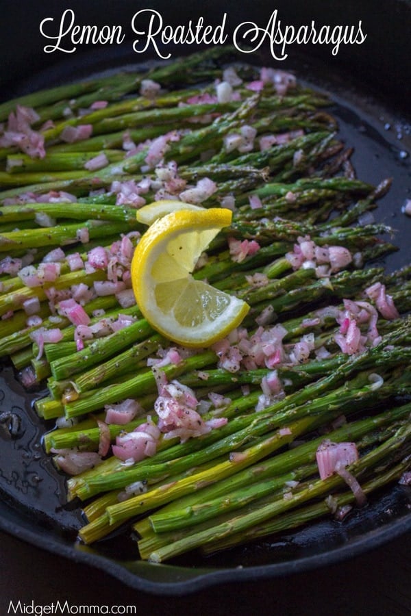 lemon roasted asparagus