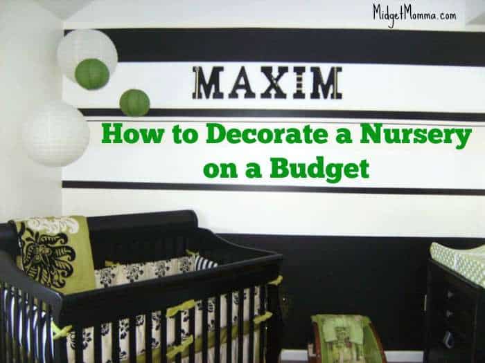 nursery on a budget