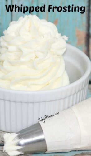Homemade Whipped cupcake Frosting