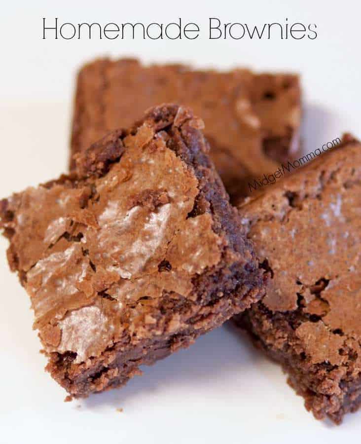 homemade brownies using homemade brownie mix