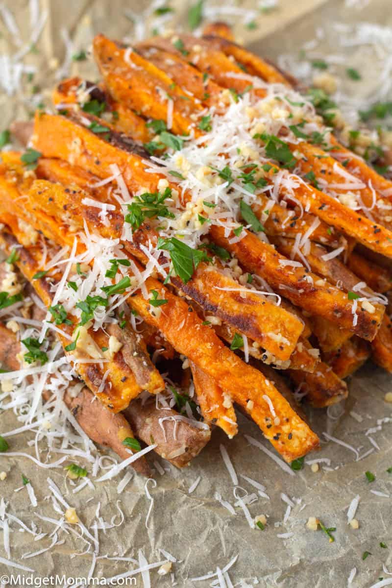 Garlic Sweet Potato Fries