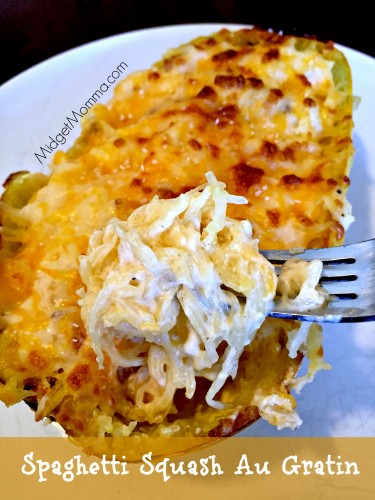 Spaghetti Squash Au Gratin Low carb, All Veggie & Amazing