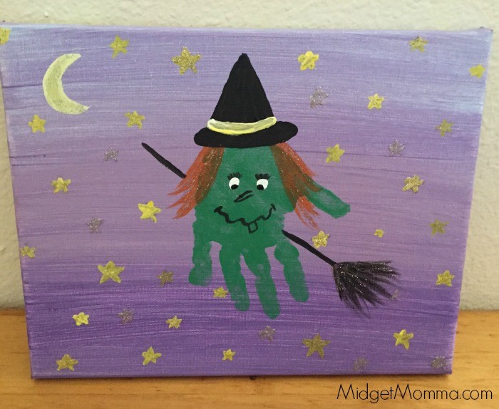 halloween handprint witch