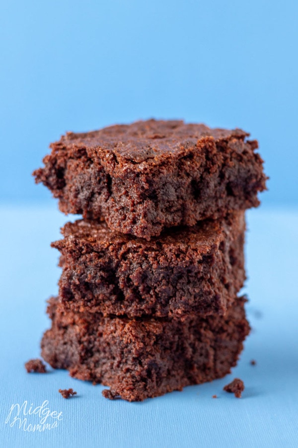 These are the BEST homemade brownies EVER, you won't use boxed brownie mix again after making these! Rich, moist, chewy, packed with amazing chocolate flavor!