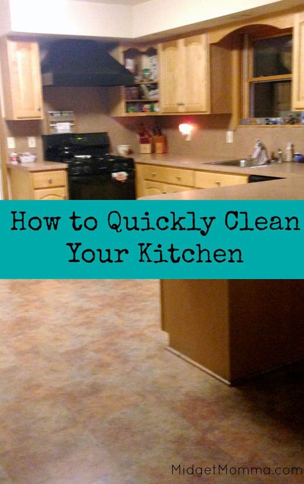 How to clean your kitchen Quickly