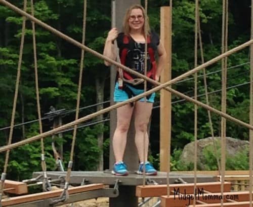 midgetmomma skyrope course killnigton vermont