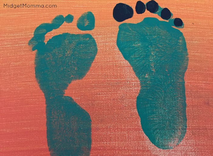 FrankenFoot Kids Foot Print Art