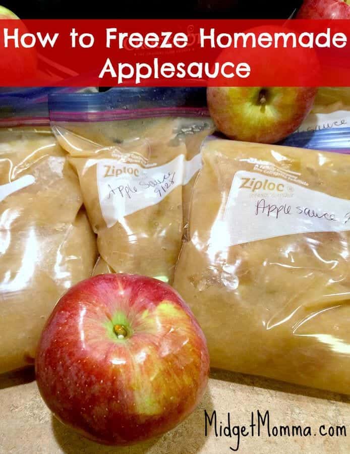 Freeze Homemade Applesauce. Step by step instructions on how to freeze homemade applesauce. You will see just how easy it is to Freeze Homemade Applesauce.