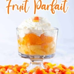 Candy Corn Fruit Parfaits recipe