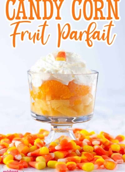 Candy Corn Fruit Parfaits recipe