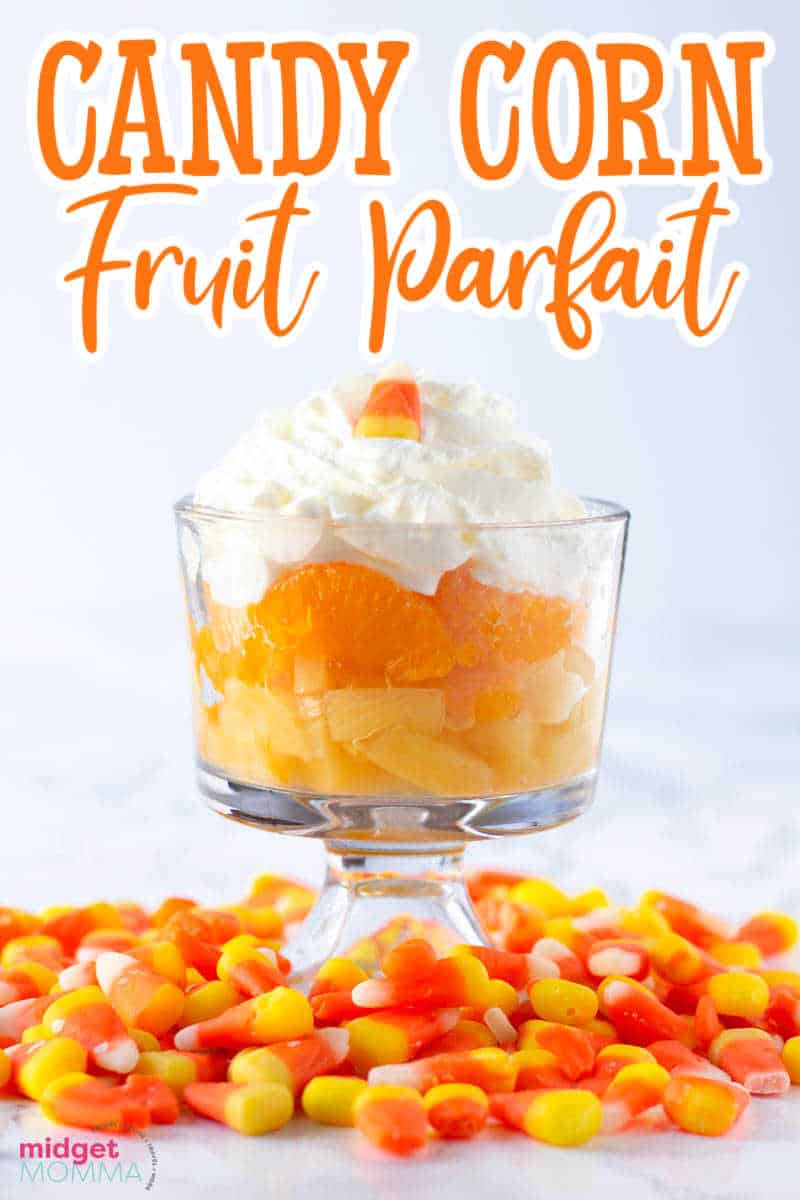 Candy Corn Fruit Parfaits recipe