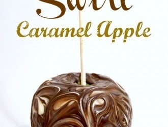 Chocolate Swirl Caramel Apple. Homemade caramel apple, swirled in amazing chocolate gives you one tasty treat with these Chocolate Swirl Caramel Apples