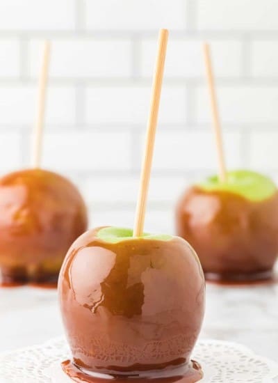 caramel apples