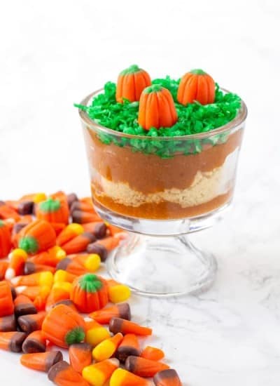 Pumpkin Patch Dirt Cups Pudding Parfaits