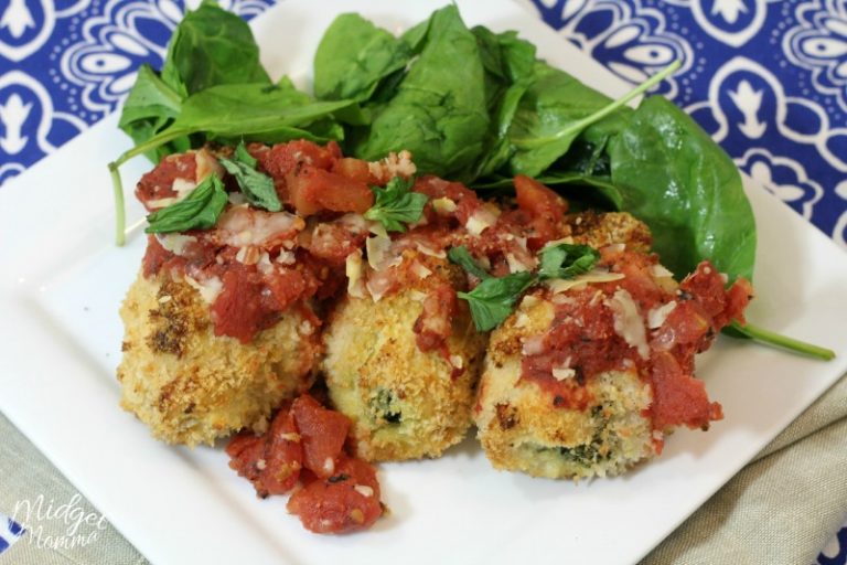 Spinach Ricotta Chicken Roll Up Stuffed Chicken