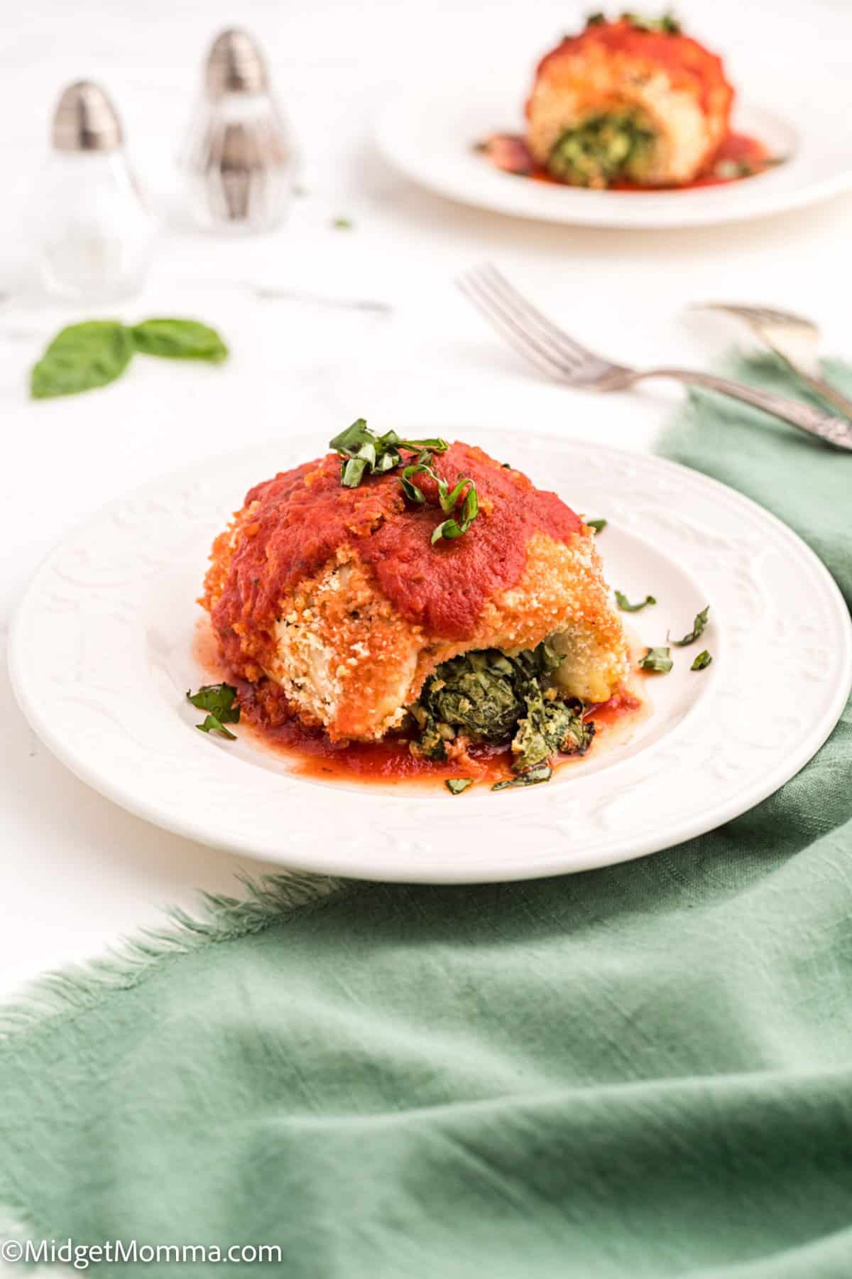 Spinach Stuffed Chicken Roll Ups Recipe