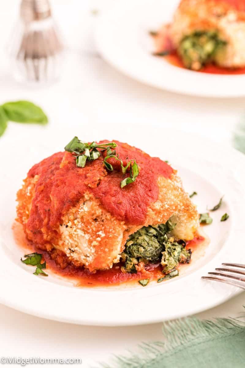 Spinach Stuffed Chicken Roll Ups Recipe