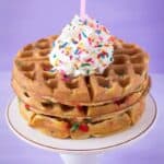 cake mix waffles