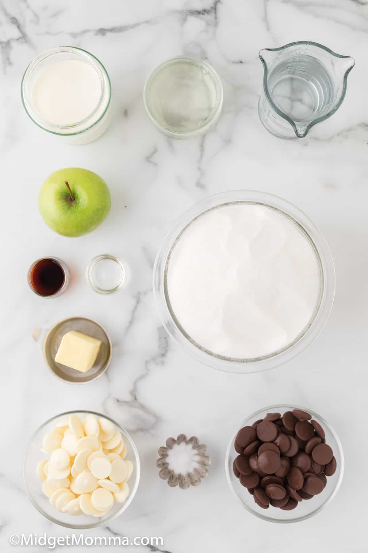 Caramel Apple Slices Pops ingredients