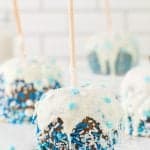 white chocolate caramel apples