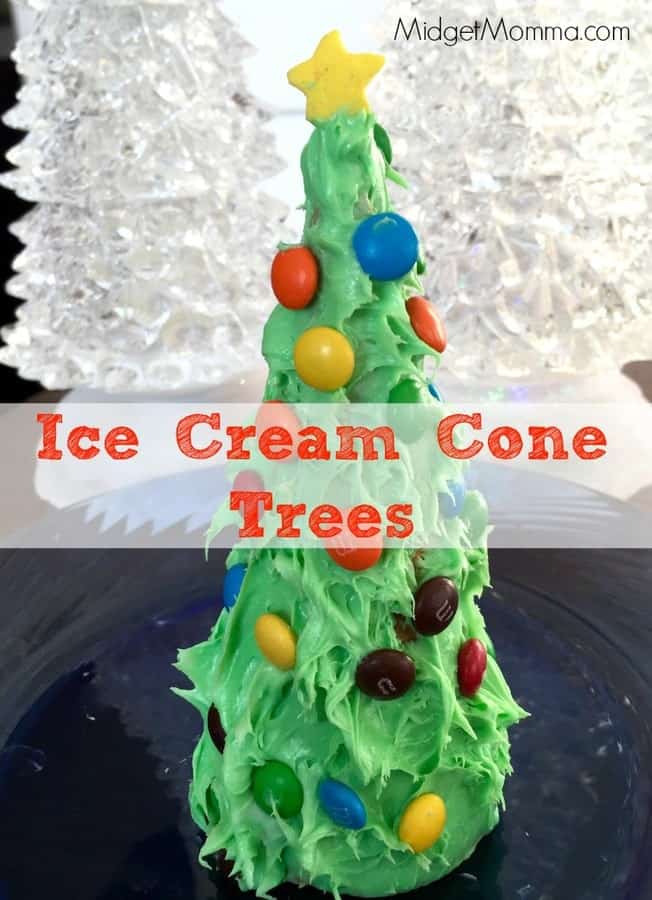 This Ice Cream Cone Trees crafty is one that kids will love and they can eat it when they are done making their Ice Cream Cone Trees.