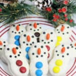 NUTTER BUTTER SNOWMAN COOKIES