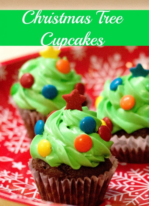 christmas tree cupcakes