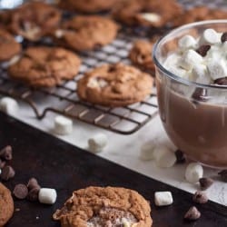 Hot Chocolate Cookies