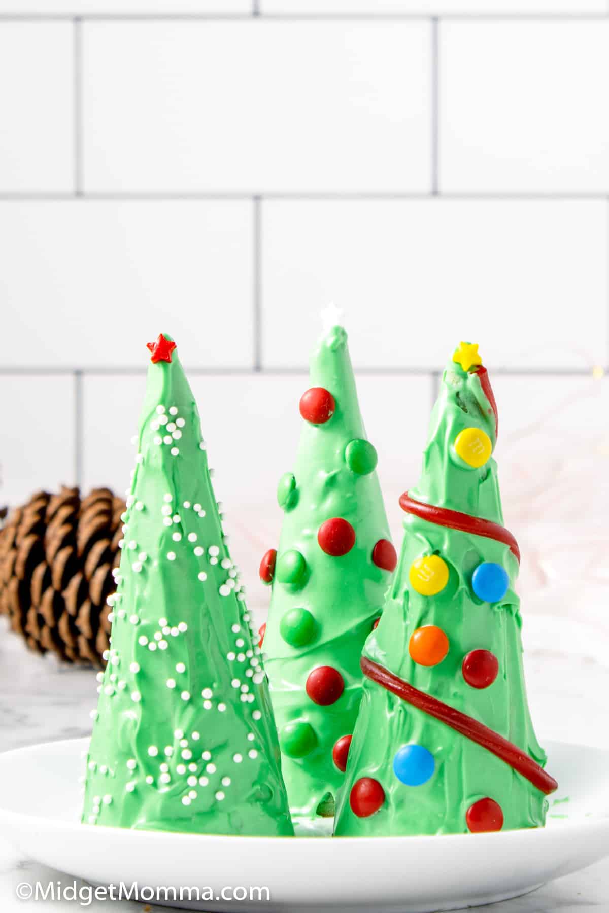 Ice Cream Cone Christmas Trees