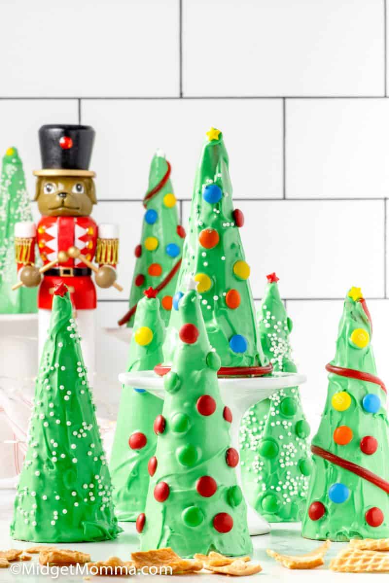 Ice Cream Cone Christmas Trees