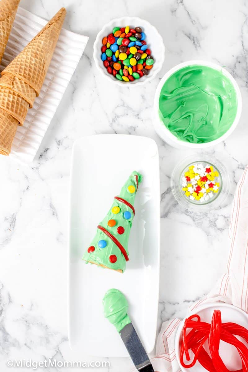 Ice Cream Cone Christmas Trees
