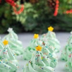 Meringue Christmas Tree Cookies