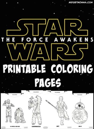 Star Wars Force Awakens Printable Coloring Pages
