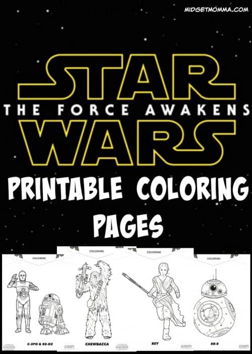 Star Wars Force Awakens Printable Coloring Pages