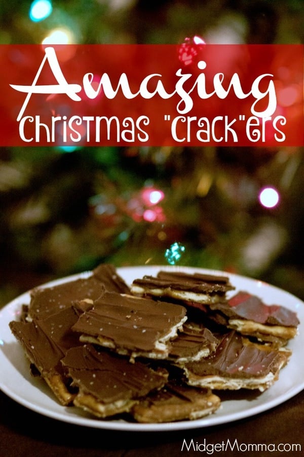 Amazing Christmas "Crack"ers. It's the same thing as a chocolate covered pretzel but ten times better because it has a butter toffee.