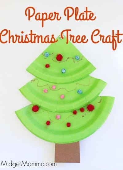Christmas tree craft for kids. Fun and easy to make Christmas tree craft. Make a Christmas tree out of paper plates and paint. Christmas tree crafts that is great for kids of all ages. Preschool christmas tree craft that is easy to make.