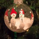 Handprint Snowman Ornament