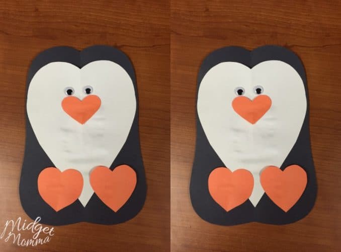 Valentine's Day Penguin Craft